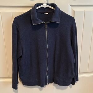 Talbots navy blue jacket- size small
